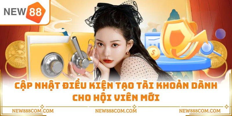 Cập nhật điều kiện tạo tài khoản dành cho hội viên mới Cập nhật điều kiện tạo tài khoản dành cho hội viên mới