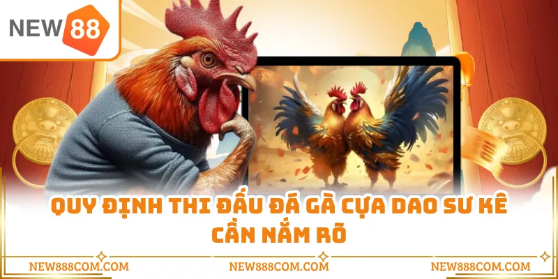 Quy định thi đấu đá gà cựa dao sư kê cần nắm rõ Quy định thi đấu đá gà cựa dao sư kê cần nắm rõ